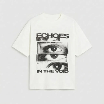 Elevate Your Style with Our Men's Vintage Oversized Graphic T-Shirt Featuring a Retro Glitch Eye Print – 100% Cotton Casual Wear, Proudly Made in the USA